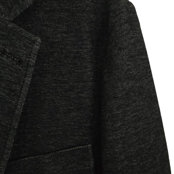 James Campbell Denim Blue Knit Double Vent 2 Button Blazer Sport Coat Size S - Picture 3 of 6